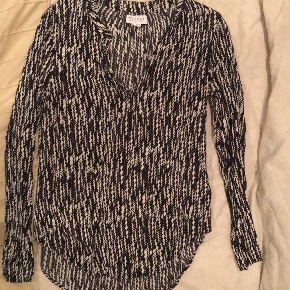 Velvet blouse